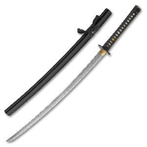 Kawashima-Dekorativni-mec-katana-Uruto-damaskova-ocel-AISI-1045