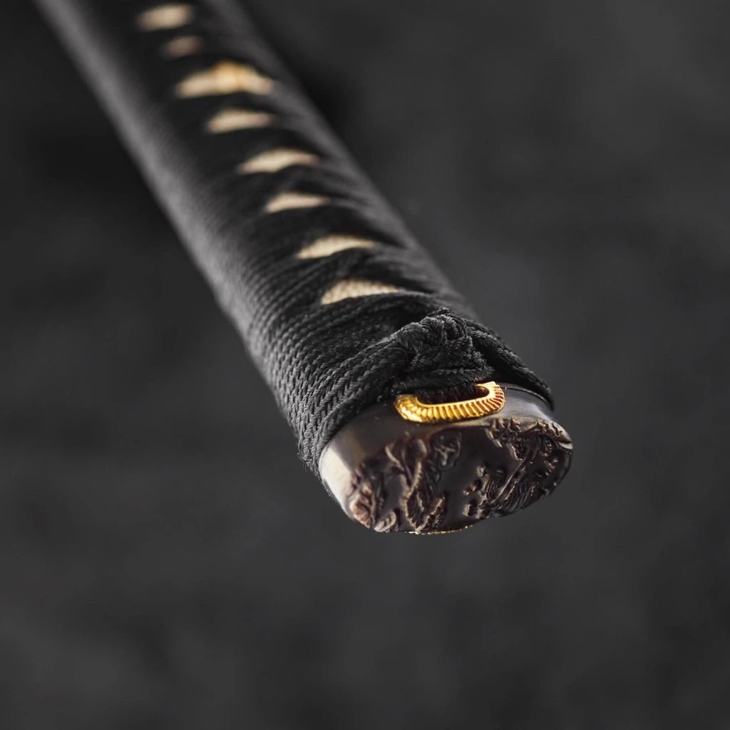 foto Kawashima Replika katany Mizuki, p�ekl�dan� ocel AISI 1045, Hamon Choji