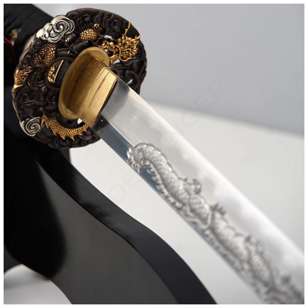 foto Kawashima �emesln� replika me�e katana Doragon, ocel T-10