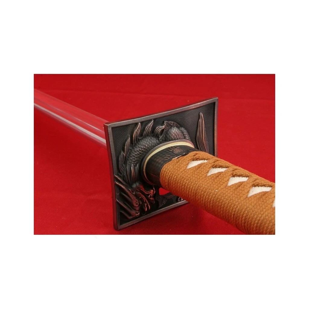 foto Kawashima Sb�ratelsk� replika ninja me�e Yasunori, ocel AISI 1045