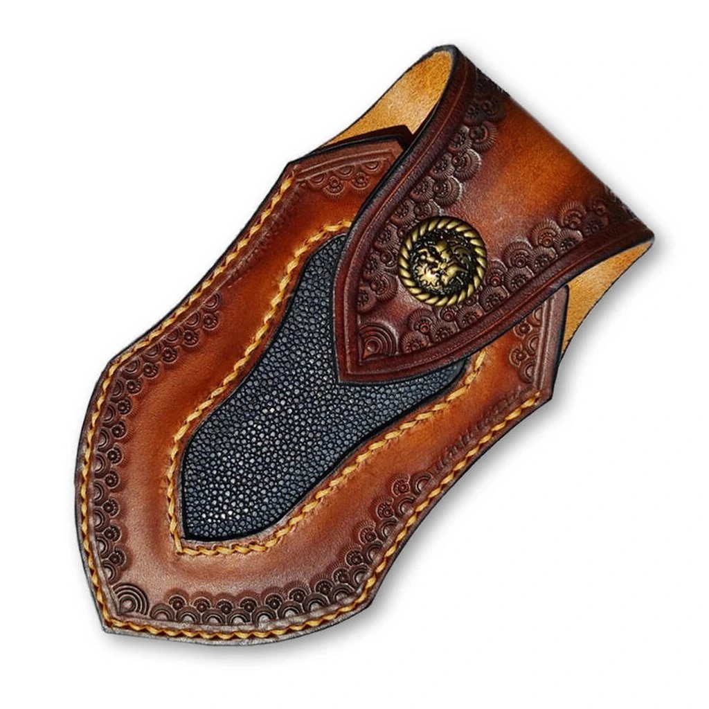 foto Dellinger Tanto Dachser, dama�kov� EDC model, ocel VG-10, had� d�evo