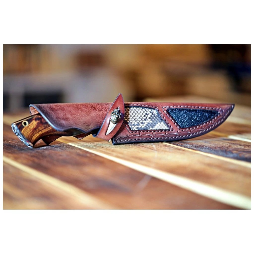 foto Pevn� loveck� n�� SOK M390, pr�kov� ocel, pou�tn� d�evo Iron Wood