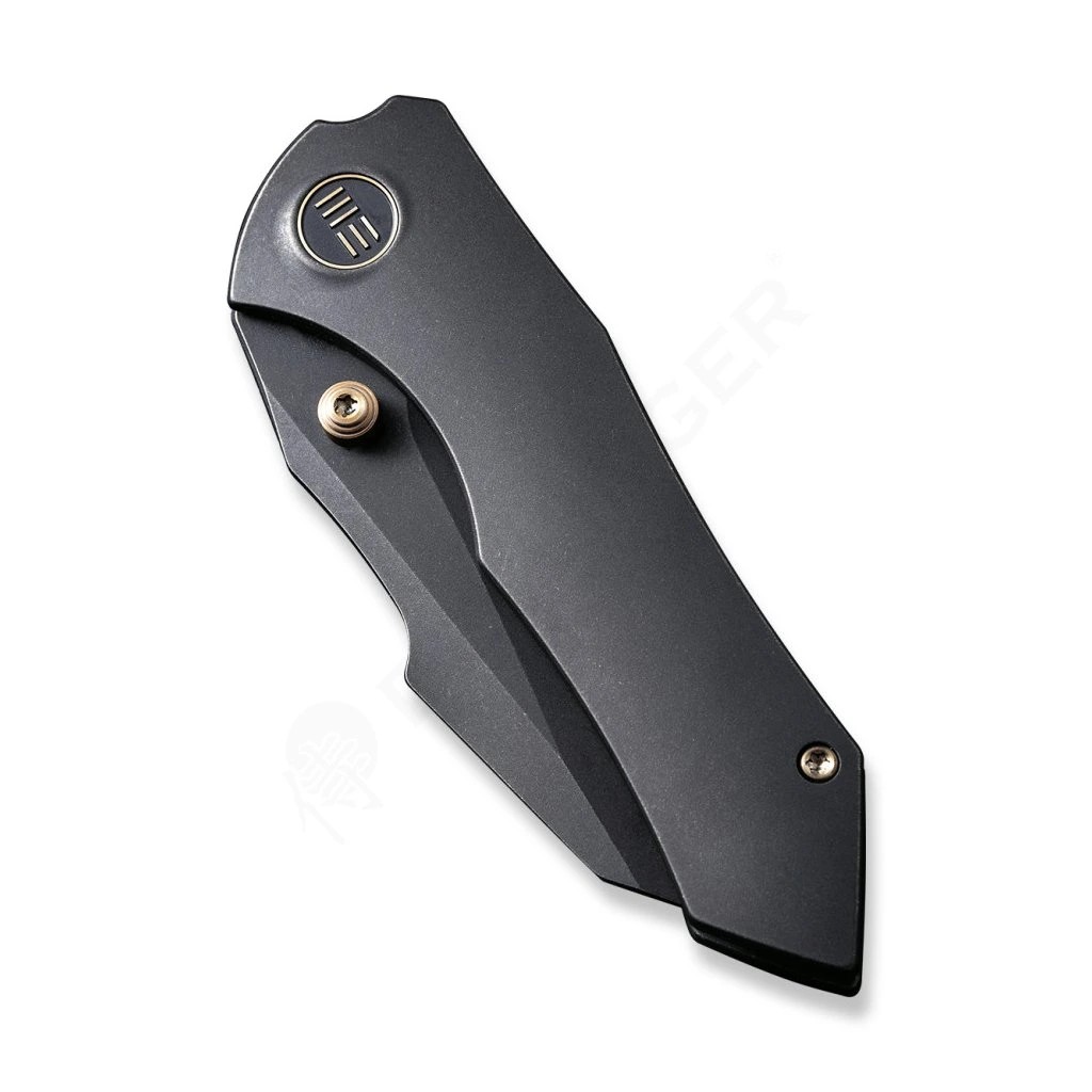 foto WE Knife Zav�rac� n�� WEKNIFE High-Fin Black 22005-1, ocel CPM 20CV, titanov� EDC