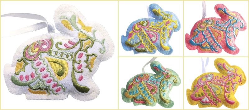 foto Vy��van� dekorace - b�l� zaj��ek