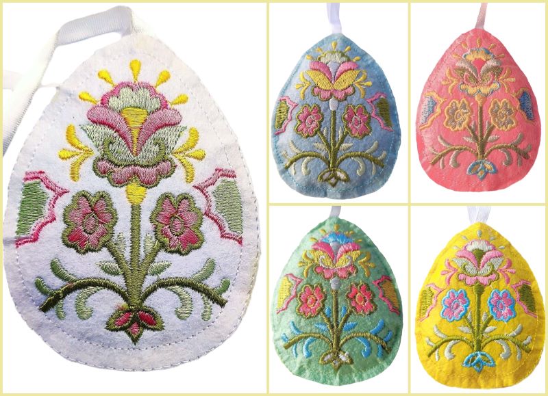 foto Vy��van� dekorace - r��ov� vejce