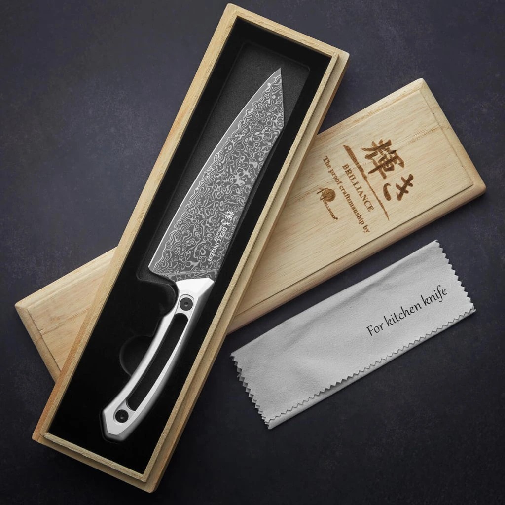 foto Mal� n�� Chef/Kiritsuke 150 mm Dellinger Brilliance + ZDARMA rukoje� G10