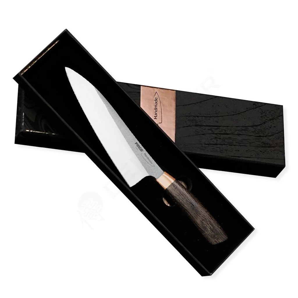foto Kuchy�sk� n�� Chef/Gyuto 180 mm Pirge Handmade KROP�