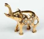 mosazn� slon zdoben� perlet�  - 9,5 cm