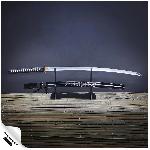 Kawashima �emesln� replika me�e katana Rozubusshu, motiv r���, AISI 1045