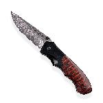 Dama�kov� zav�rac� n�� Dellinger Hunter Snake Wood, ocel VG-10